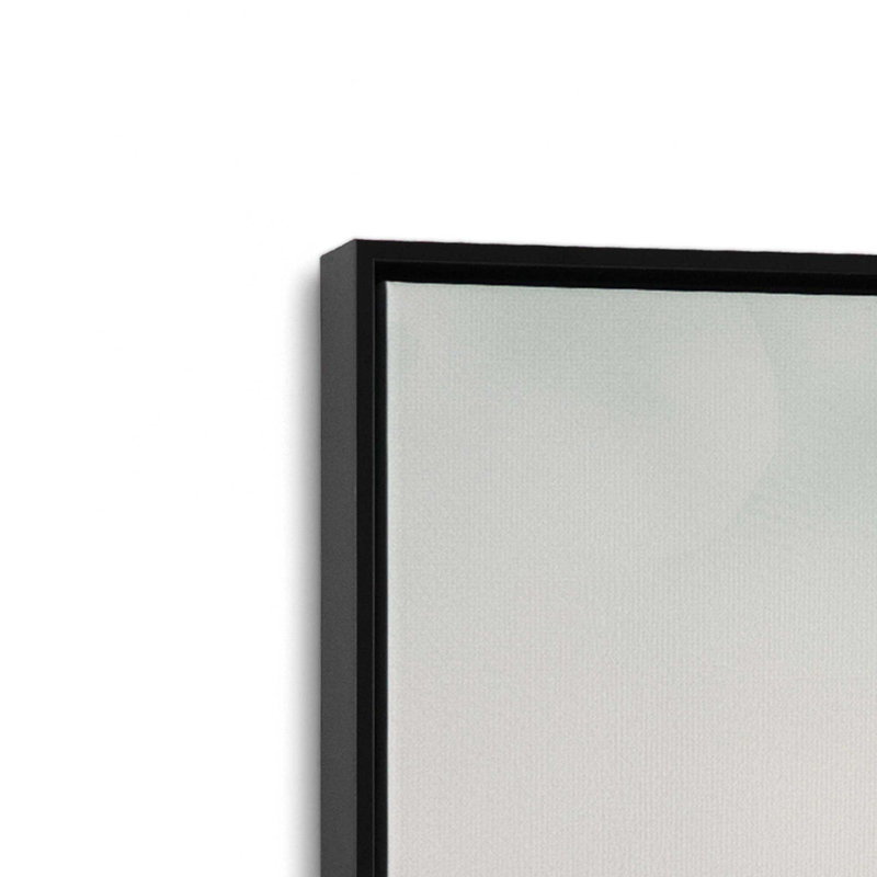 Impression sur toile Misty, Cadre flottant noir satiné, H 12,75 po x l 18,75 po x P 1,75 po
