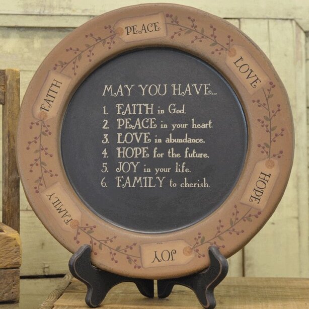 Lessard "May You Have..." Decorative Plate