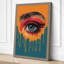 Melting Eye in Motion Modern - Wrapped Canvas-1368576519-1368576525