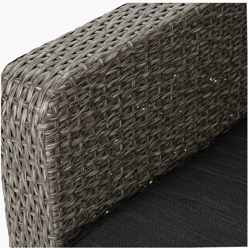 TAHITI SOFA SET -RIGHT ARMREST - GREY