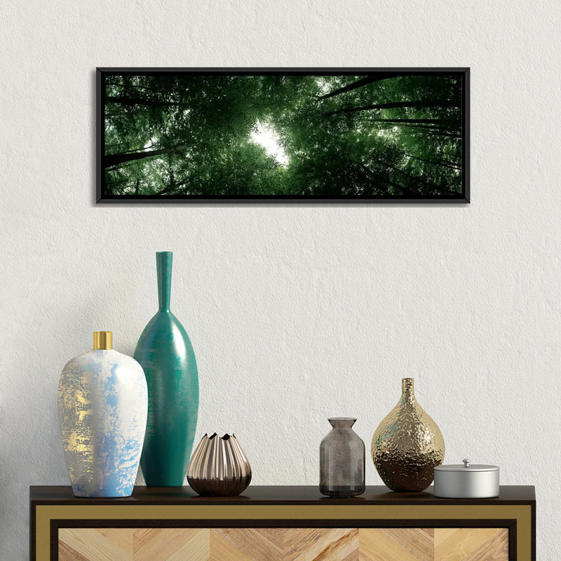 Reproduction de photo sur toile, panoramique, H 24 po x l 72 po x P 1,5 po, Toile encadrée noire