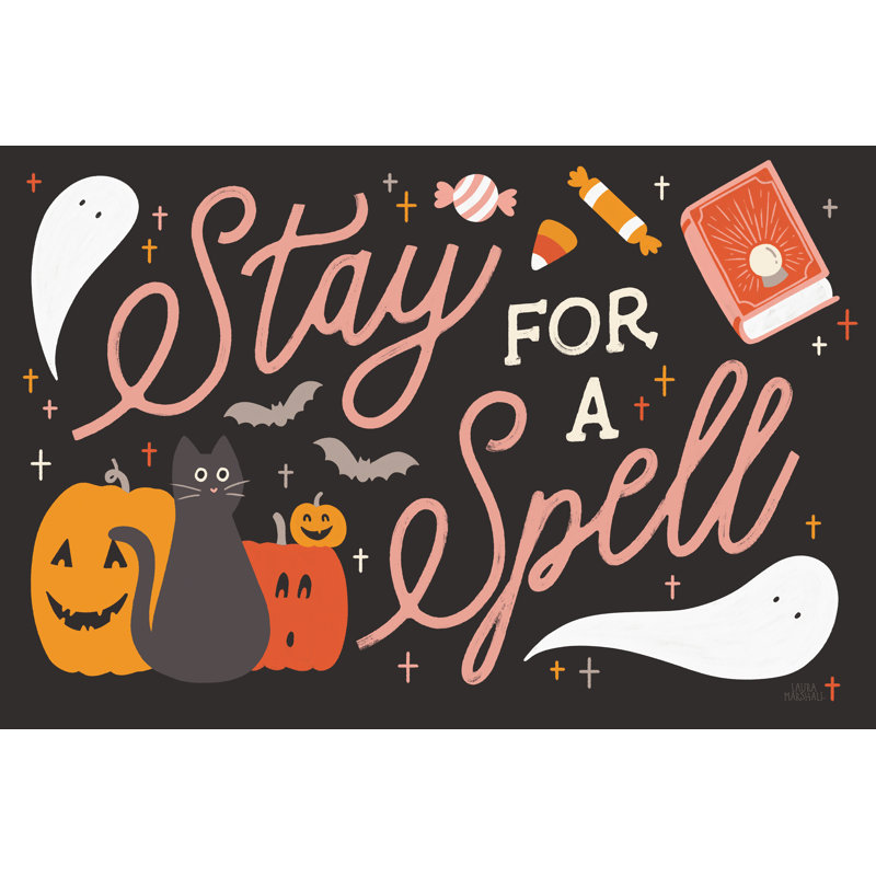 Trick Or Traite I, H 20 po x l 30 po x P 1,25 po