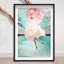 Oliver Gal Aquatic Ballerina I Pastel - Diamond Dust Shadowbox Framed Wall Art-546614494-546614495