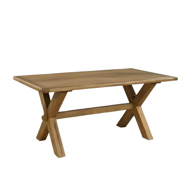 Dorchester Solid Wood Dining Table, 76cm H x 135cm W x 90cm D