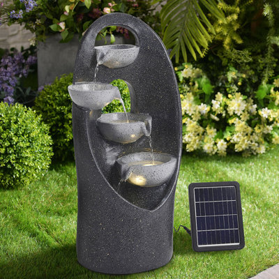 Devia Weather Resistant Floor Fountain with Light