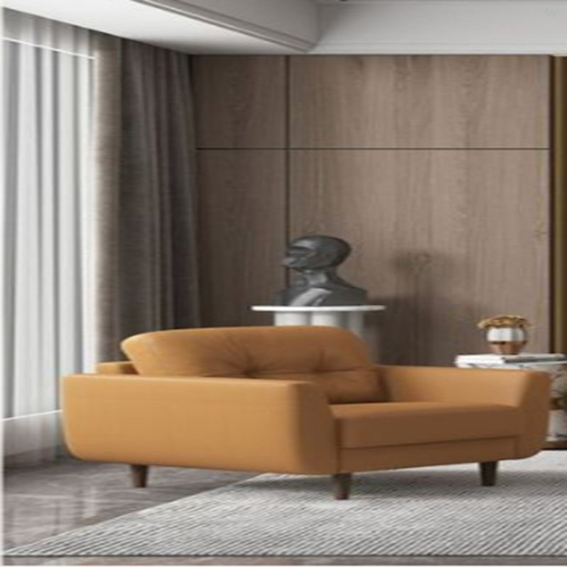 Radwan Camel Leather Chair
