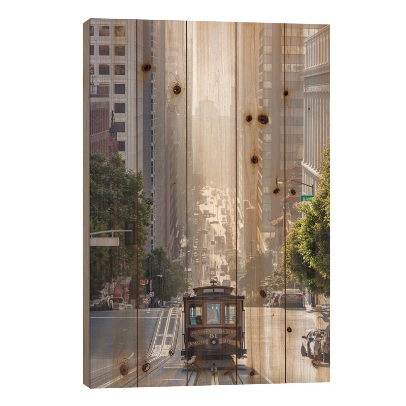 Téléphérique, San Francisco, Californie, États-Unis, L 18 po x H 26 po