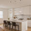 Luminaire suspendu cylindrique en cristal