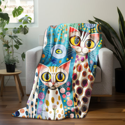 Zariyha Throw Blanket -  East Urban Home, FNFSHER00809-6880