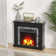 Deneisha 31.49'' W Electric Fireplace with 4600 BTU