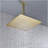 Rain Shower Head High Pressure Rainfall Showerhead Water Saving