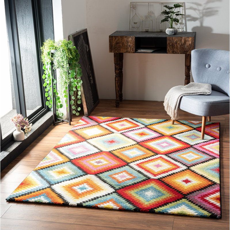 Pegues Geometric Area Rug, Rectangle 160 x 230cm