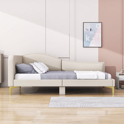 Kimarie Upholstered Daybed with Armrest by Mercer41