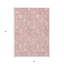 Tapis ivoire lavable intérieur / extérieur floral-122845780