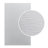 Matte White Textured 60"W x 75"H 3-Piece Premium Solid Surface Tile-Design Tub & Shower Wall Panel Surround Kit – Easy to Install, Trimmable, 1/8" (3mm) Thick-120778255