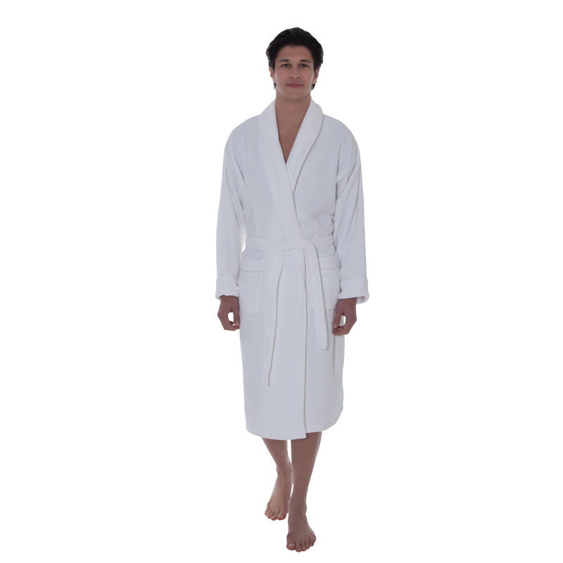 Peignoir majestueux 100% coton unisexe majestueux Majesty, M, Blanc