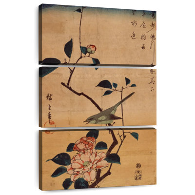 Ukiyo-E Camellia And Nightingale