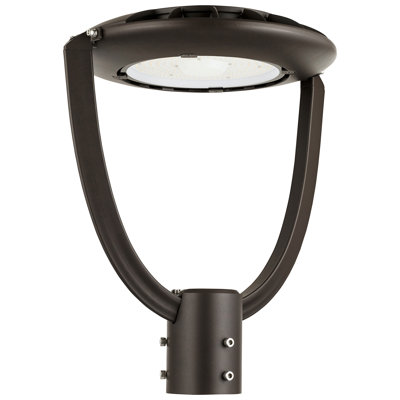 Tête de lanterne DEL câblée intégrée à 1 lumière Alleta Bronze