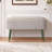 Upholstered Storage Bench with Removable Mini Pool Table and Hidden Storage