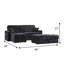 Monet Soft Sofa Chaise-1878780060