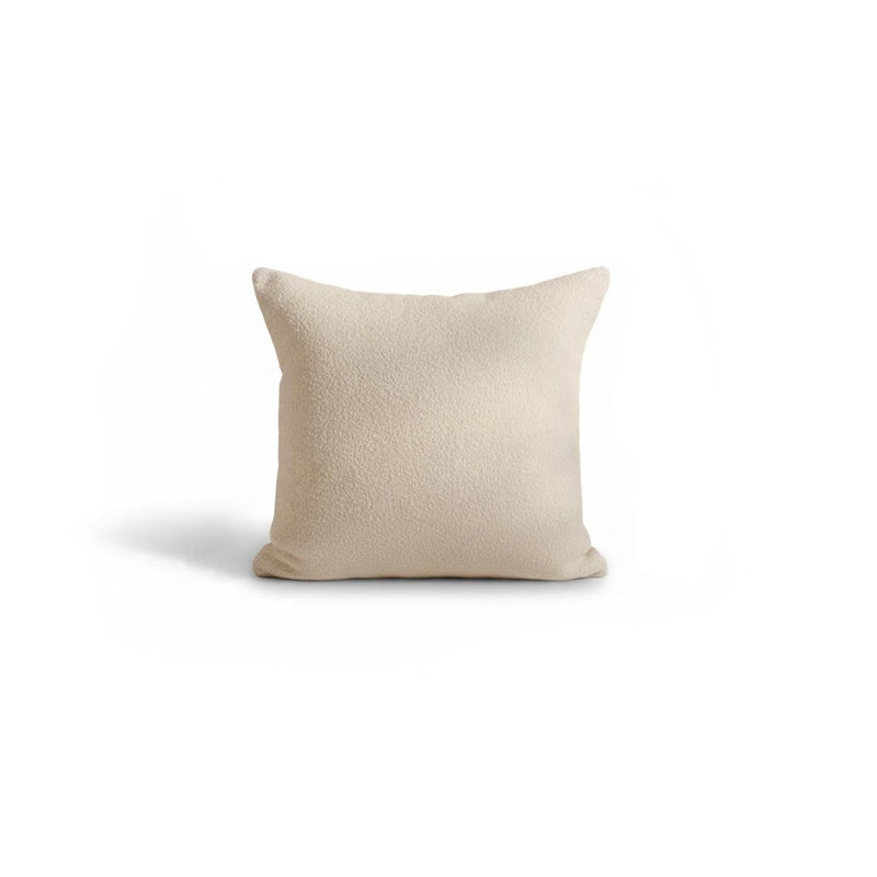 Square Cushion Cover, Light Beige