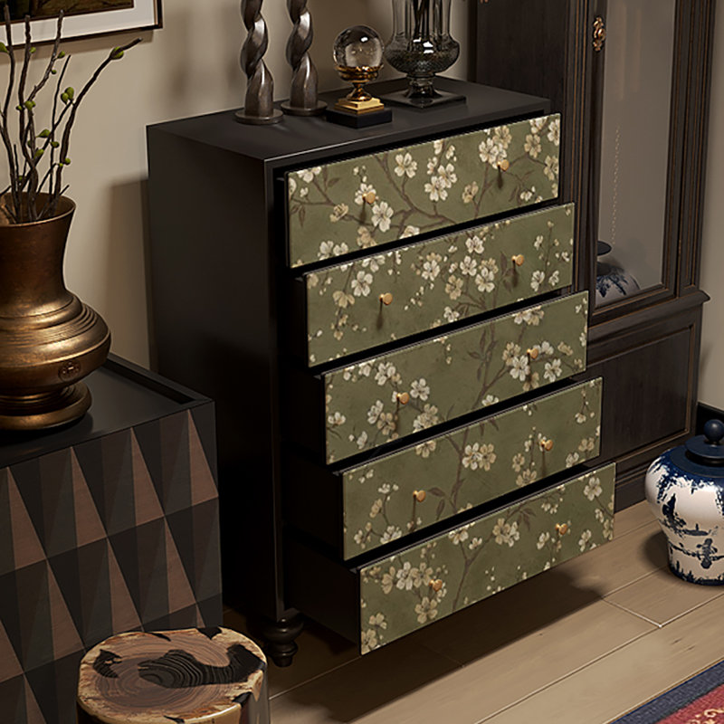 Armoire de rangement de salon American Retro
