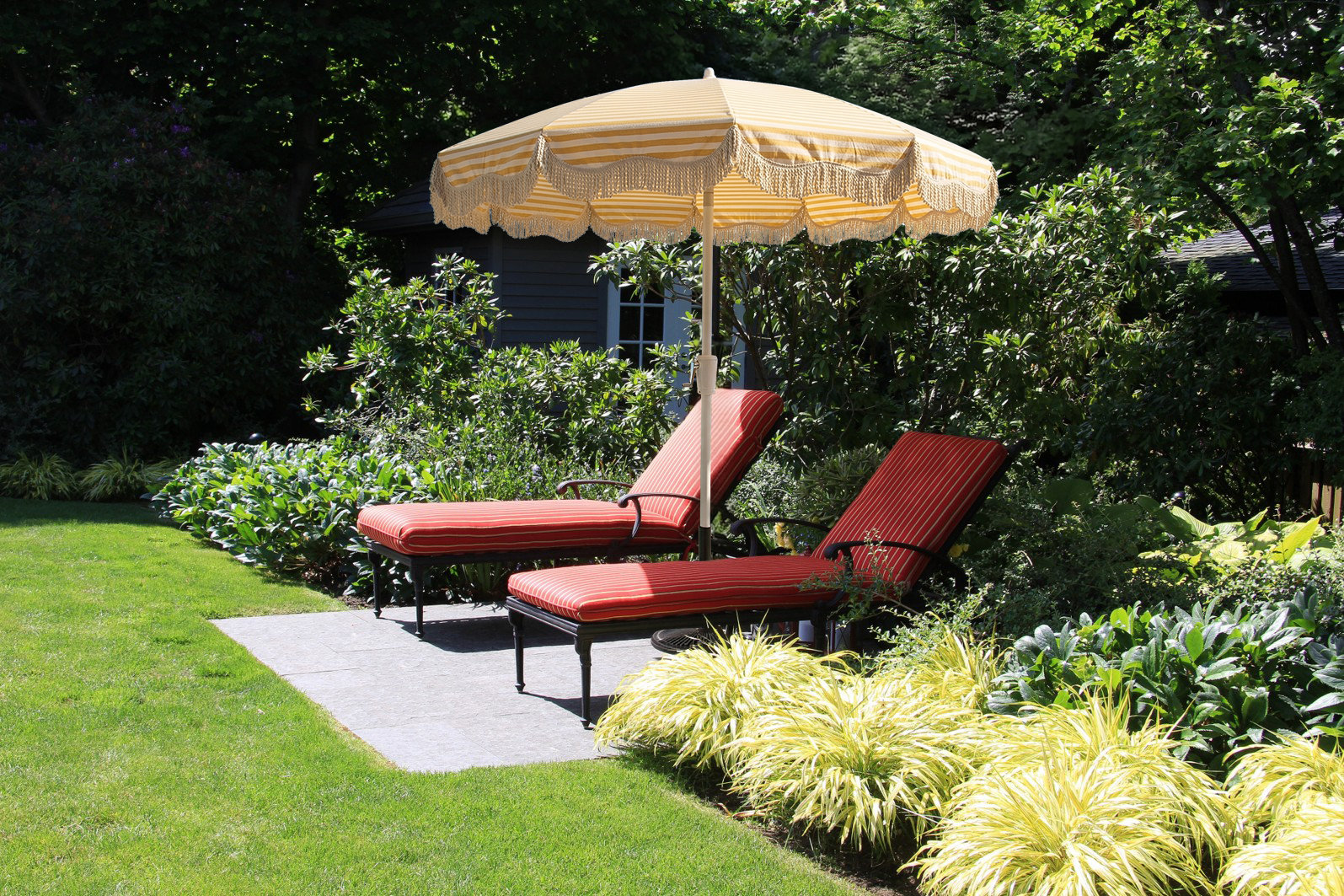 Lillie 7.5' Sunbrella® Market Umbrella, Sail Away Sunflower