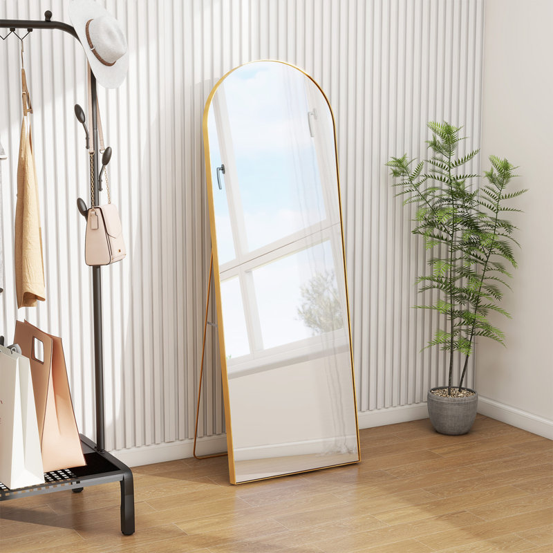 Miroir pleine grandeur, Or, 64 po x 21 po