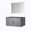 Meuble-lavabo de salle de bain 36 po X P 22 po D et 36 po Miroir à DEL-205833528