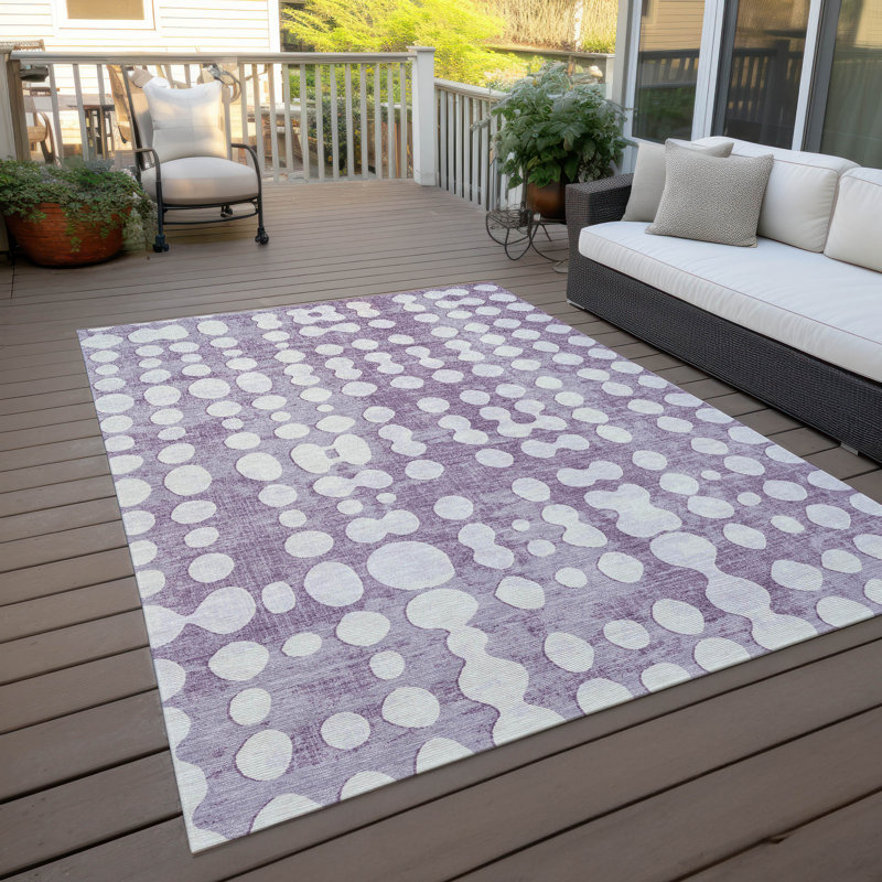Tapis intérieur / extérieur Chasadee avec envers antidérapant, Rectangle 5 pi x 7 pi 6 po
