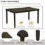 Ensemble de table de salle à manger 6 pièces-115300730-115300727
