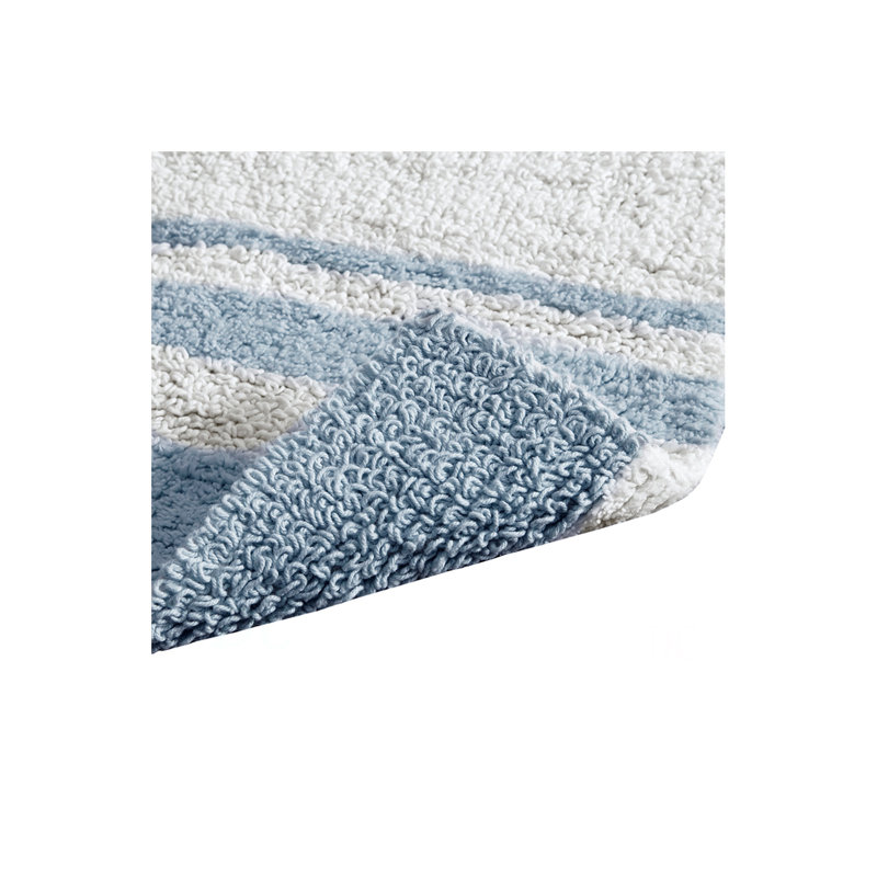 Reversible Bath Rug, Single- 30" L x 20" W, Blue