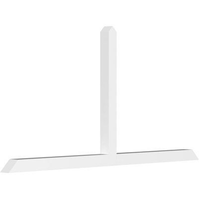 Portland Signature Urethane Gable Bracket, Primed Tan