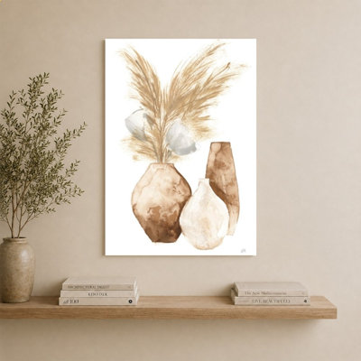 «Vase Gray Pods» par Chris Paschke - Impression sur toile