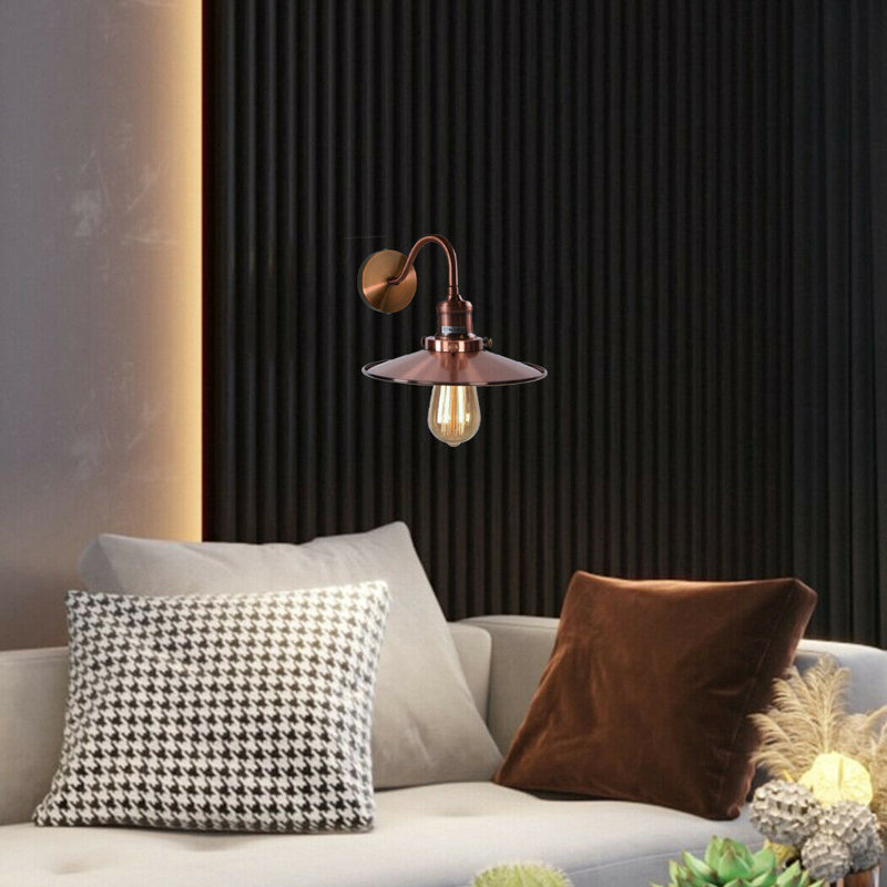 Hedrick Armed Sconce, Copper