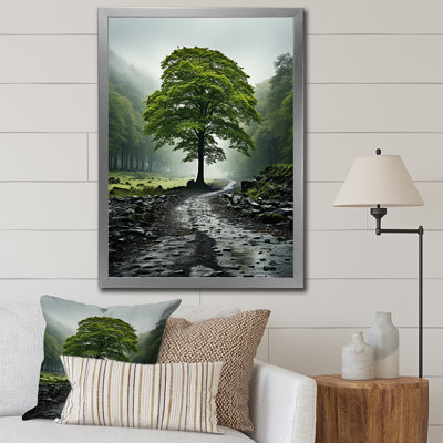 «Green Trees Mute Treescape», reproduction d'art sur toile