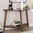 Aaliyanna 42'' Glass Top Console Table