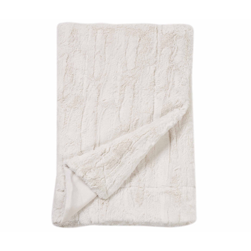Jeté en relief Reynolds, Blanc