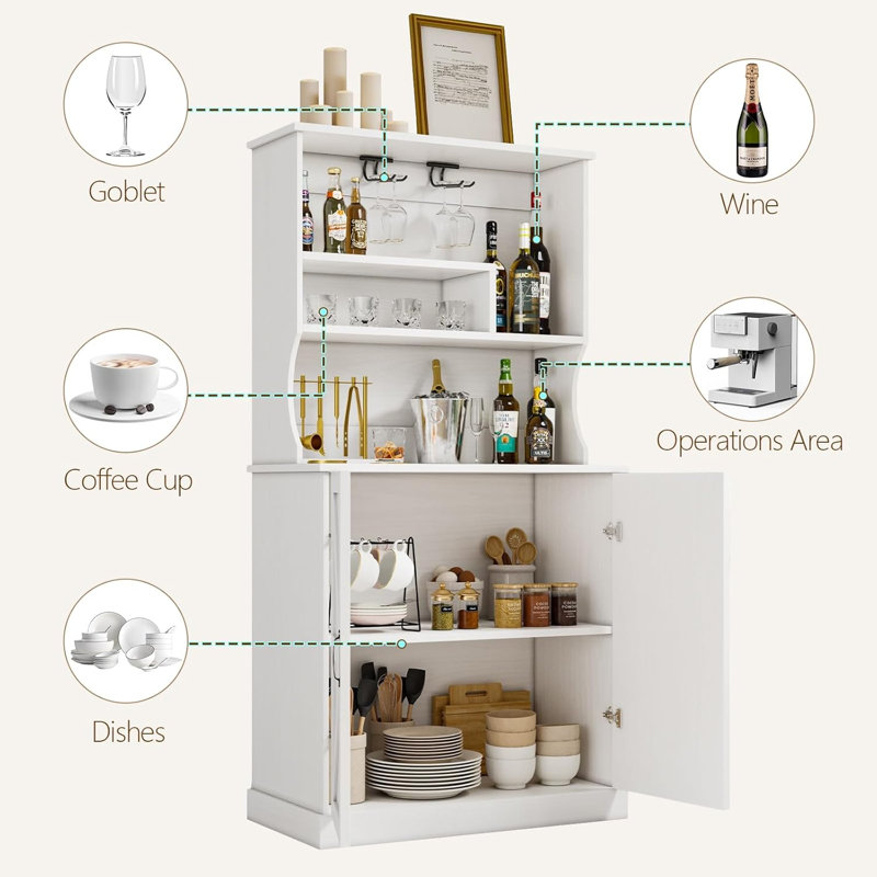 Deidri 73.46'' Kitchen Pantry
