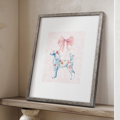 Frilly Lily Framed Print - Solid Wood