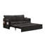 Canapé-lit 59,5 pouces, canapé-lit en tissu chenille, rangement latéral et chaise de chargement USB / C pour salon, chambre à coucher, appartement