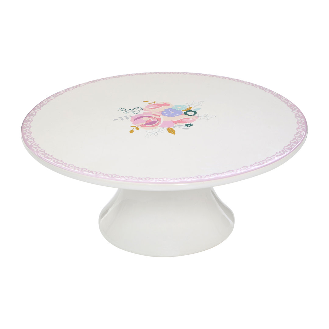 Haugen Floral Cake Stand