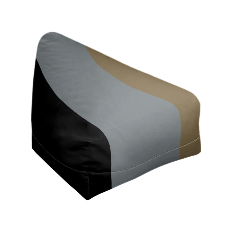 Sac de pois classique, H 30 po x l 27 po x P 27 po, Noir / gris pierre / or métallique