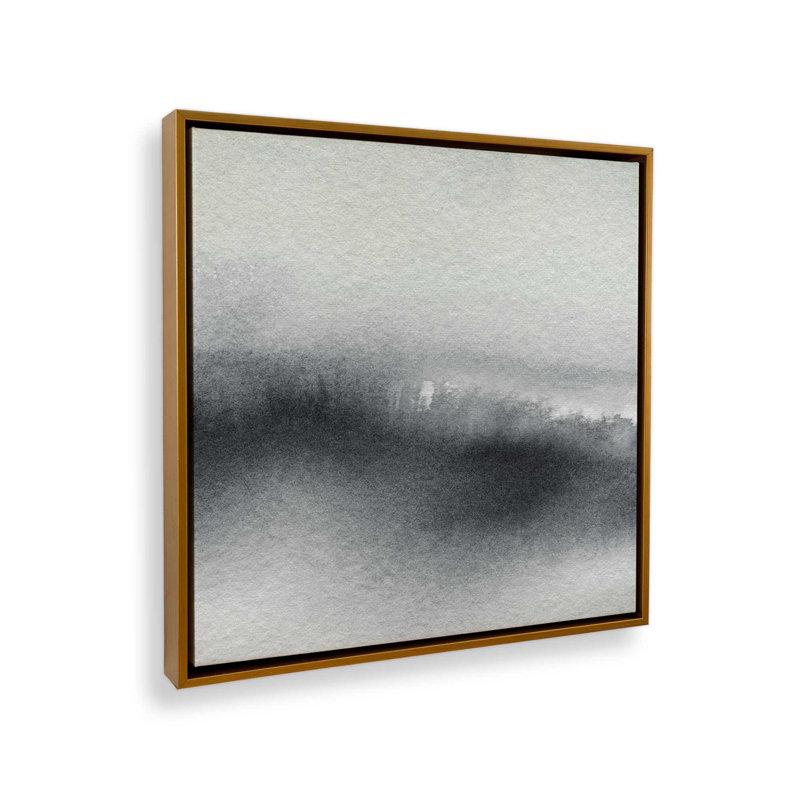 «Whispering Woods V1» sur toile, Cadre doré poli, H 16,75 po x l 16,75 po x P 1,75 po