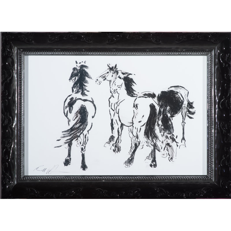 Horses Print by Robert Robinson