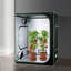 Indoor Grow Tent Kit, 150 x 150 x 200cm, Indoor Plant Tent with Full Spectrum LED Grow Light & Ventilation System, 600D High Reflective Mylar, Growing Tents for Flower Veggie