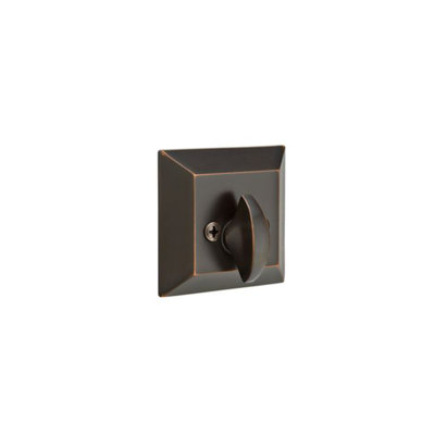 Quincy Single Sided Deadbolt Pewter Finish