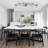 39.37" Dimmable Reversible Ceiling Fan With LED Spotlights And Remote Control And APP
