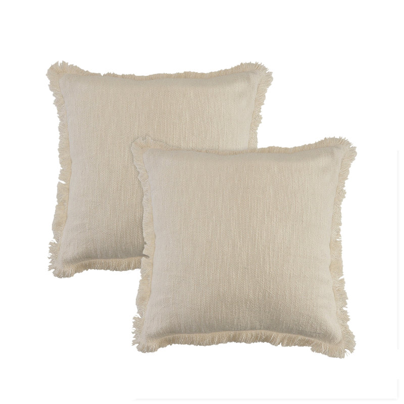 Fringed Throw Pillow