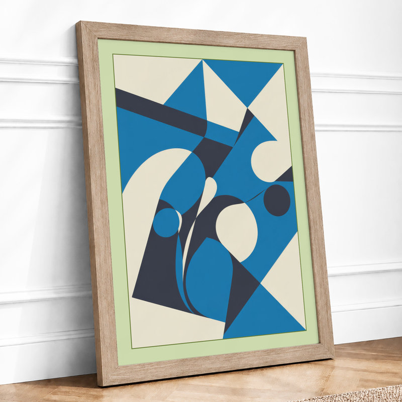 Motion Geometric - Print, A1 - 84.1 x 59.4 cm, Oak